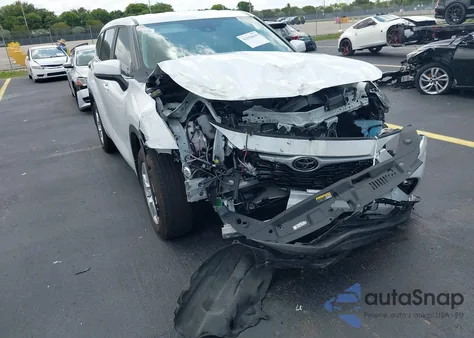 2024 Toyota Highlander Le z USA, uszkodzony, nr VIN 5TDKDRAH9RS549597